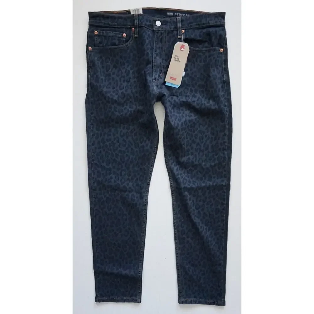 Levi's Jeans 512 Slim Taper Mango Cheetah Stretch Performance 288330473 32 X 30